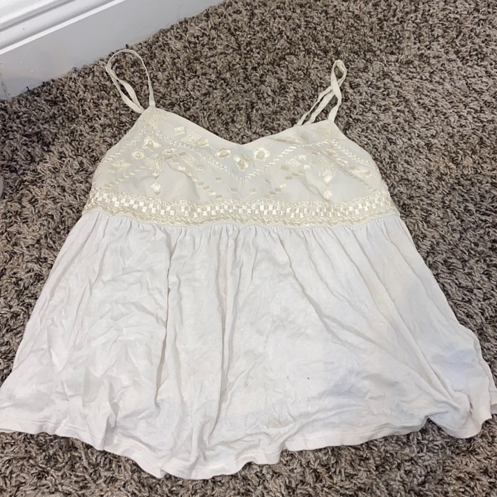 White tank top